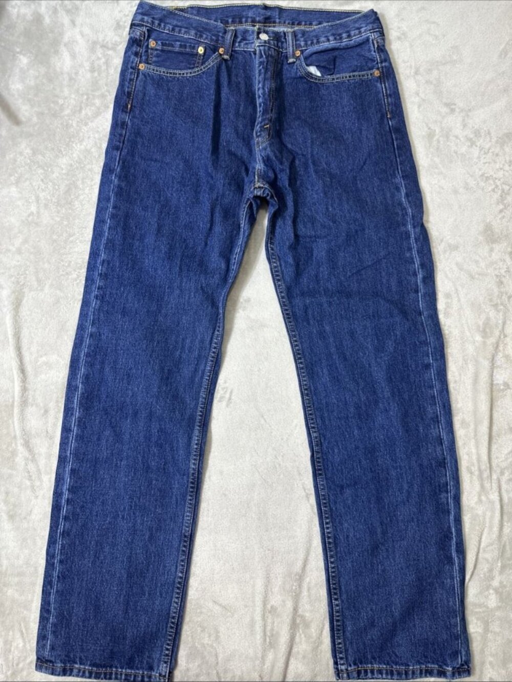 Levi’s 505 regular fit jeans men’s 36x34 dark wash straight leg